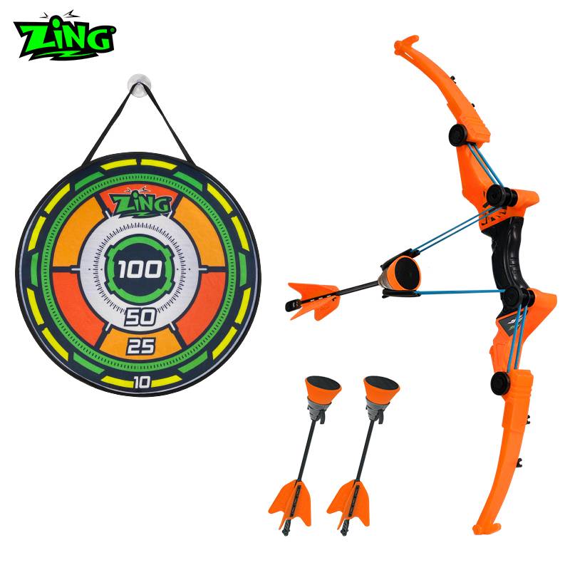 Mechanical bow orange (3 arrow + 1 arrow target)